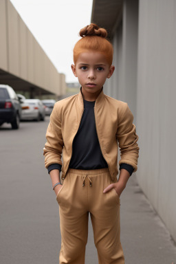 Venezuelan child boy with  ginger hair