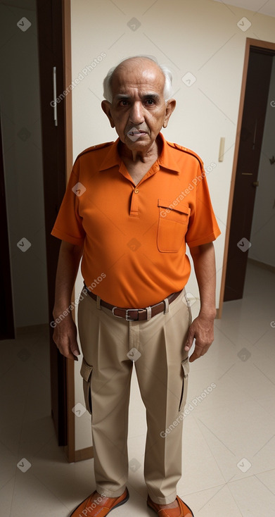 Bahraini elderly male with  brown hair