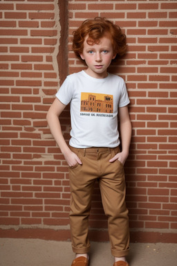 Moroccan child boy with  ginger hair