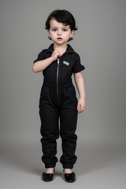 Slovak infant boy with  black hair