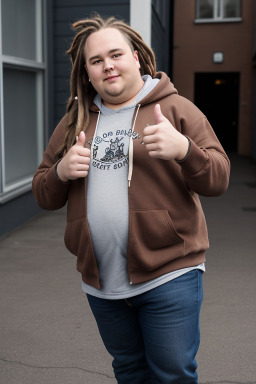 Norwegian adult male with  brown hair