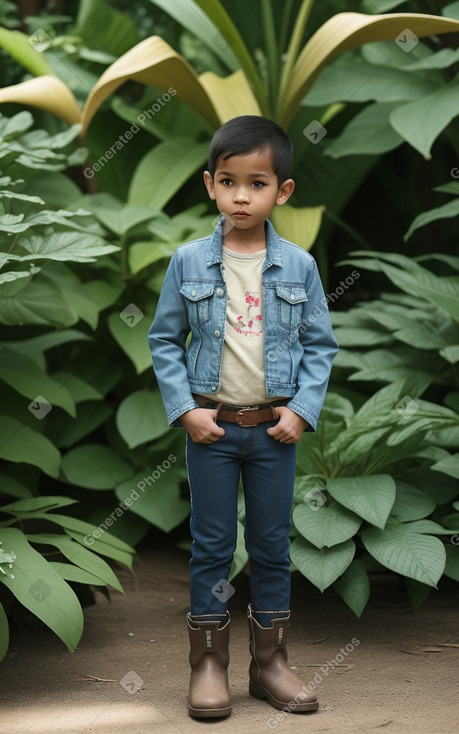 Indonesian child boy 