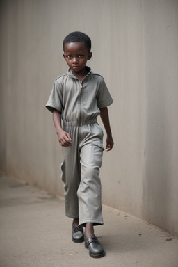 Tanzanian child boy with  gray hair