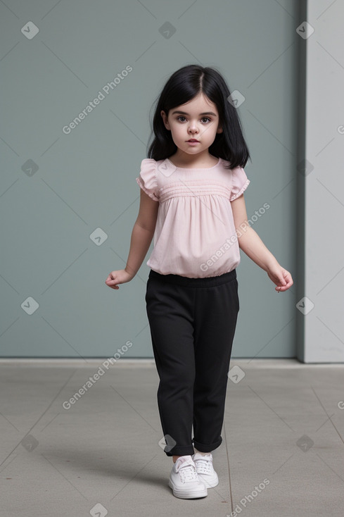 Australian infant girl with  black hair