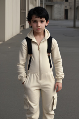 Georgian child boy with  black hair