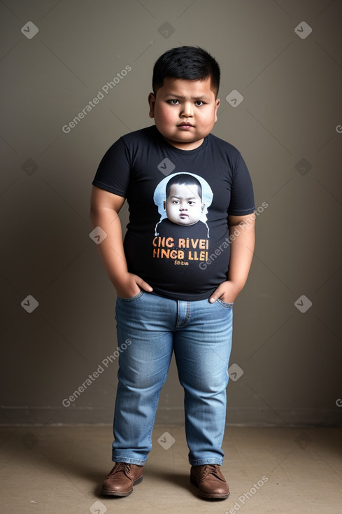 Nepalese child boy with  ginger hair