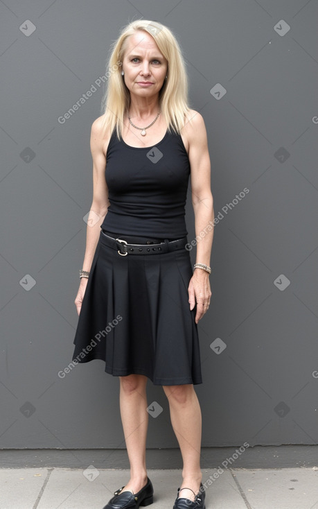 South african 45 years female with  blonde hair