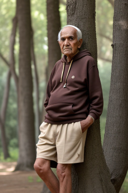 Qatari elderly male with  brown hair