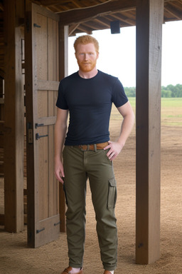 Panamanian adult male with  ginger hair