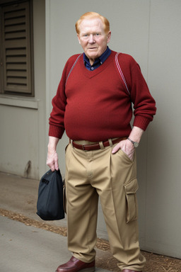 Jamaican elderly male with  ginger hair