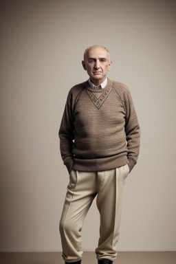 Algerian elderly male with  blonde hair