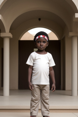 Kenyan infant boy with  white hair