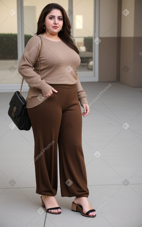 Lebanese adult female with  brown hair