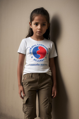 Costa rican child girl 