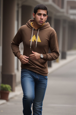 Venezuelan adult male with  brown hair