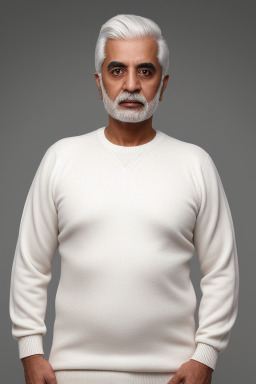 Kuwaiti 45 years male with  white hair