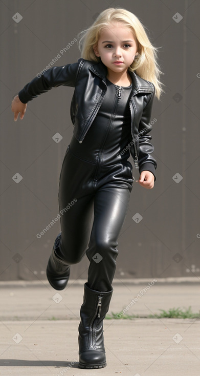 Iraqi child girl with  blonde hair