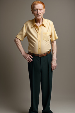 Ukrainian elderly male with  ginger hair