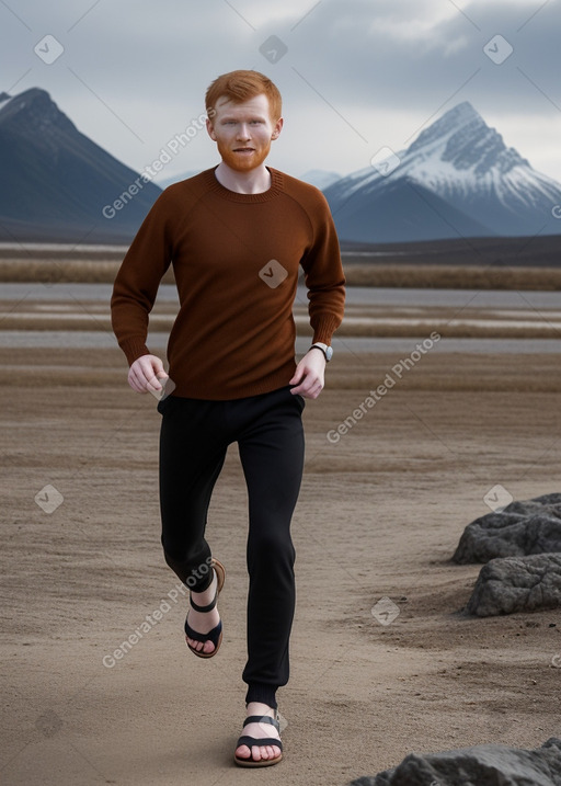 Slovak adult male with  ginger hair