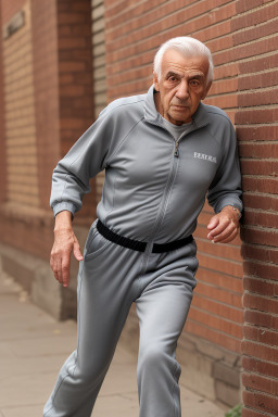 Bulgarian elderly male with  gray hair