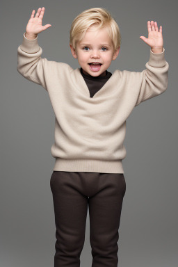 Panamanian infant boy with  blonde hair