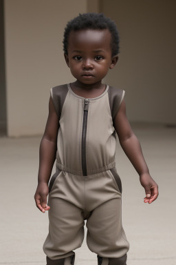 Senegalese infant boy with  gray hair