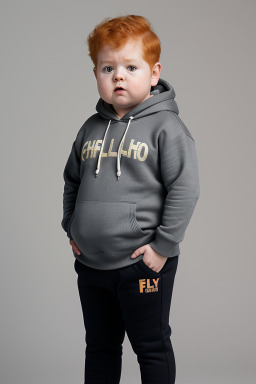 Chilean infant boy with  ginger hair