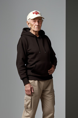 Russian elderly male with  black hair