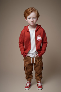 Child male with  ginger hair