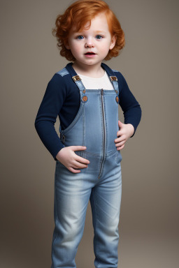 Serbian infant boy with  ginger hair