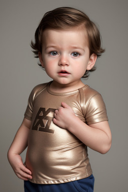 Dutch infant boy with  brown hair