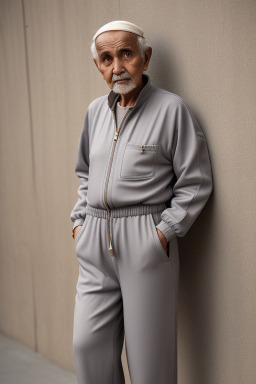 Omani elderly male with  gray hair