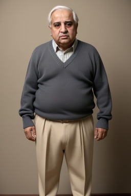 Iranian elderly male with  blonde hair