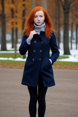 Russian adult female with  ginger hair