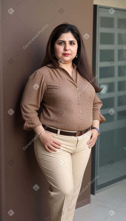 Iranian 45 years female with  brown hair