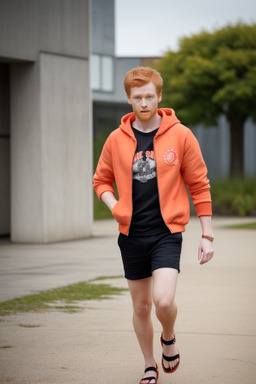 Adult male with  ginger hair