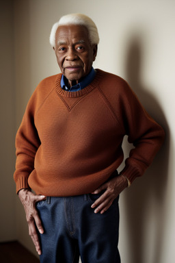 African american elderly male with  ginger hair