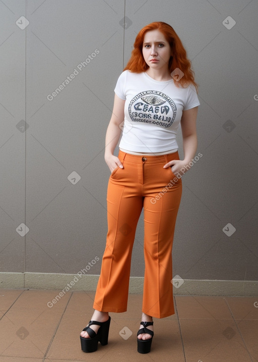 Paraguayan adult female with  ginger hair