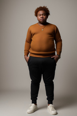 Jamaican teenager boy with  ginger hair