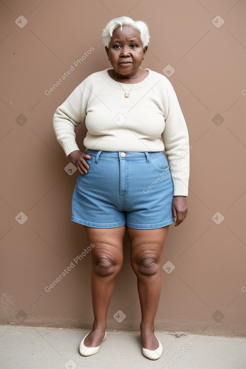 Tanzanian elderly female with  white hair