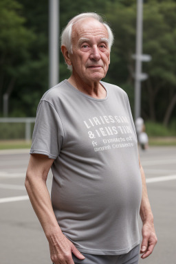 Elderly male with  gray hair