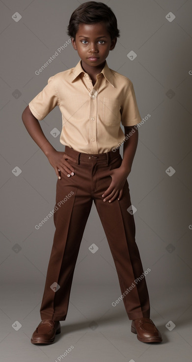 Child boy with  brown hair