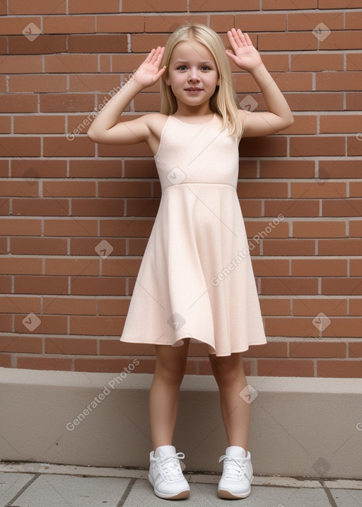 Croatian infant girl with  blonde hair