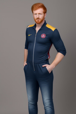 Qatari adult male with  ginger hair