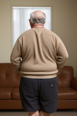 Australian elderly male with  brown hair