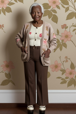 Elderly Asian woman portrait.
