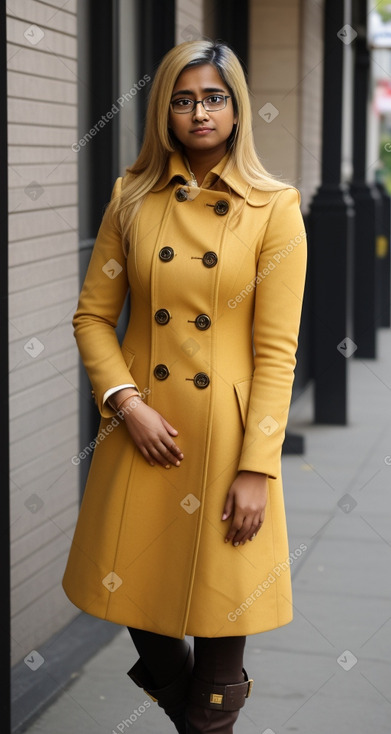 Bangladeshi adult female with  blonde hair