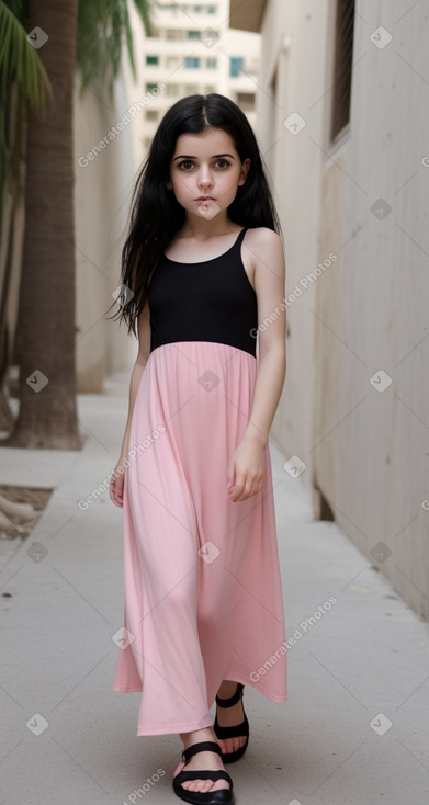 Israeli infant girl with  black hair