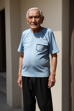 Uzbek elderly male with  black hair