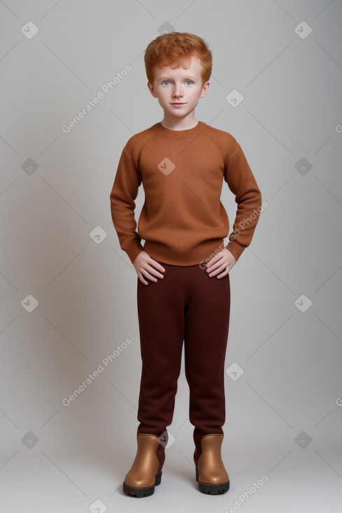 Omani child boy with  ginger hair